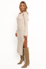 Edina Midi Dress - White