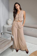 Camille Two Piece Set - Beige