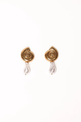 Esperanza Earrings - Gold/Pearl
