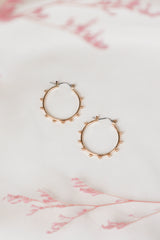 Caroline Hoop Earrings - Gold