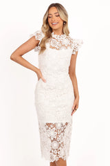 Becca Midi Dress - White