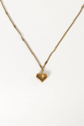 Fay Heart Shaped Necklace - Gold