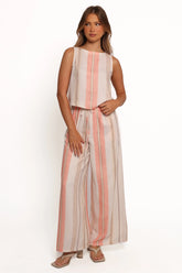 Mckenzie Pant Set - Multi Stripe