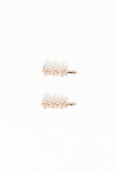 Isabella Hair Clip Set - Pearl