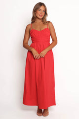 Camilla Maxi Dress - Red