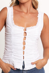 Jayda Top - White