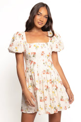 Cascais Mini Dress - Cream