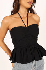 Dede Halter Top - Black