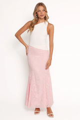 Larina Maxi Skirt - Pink
