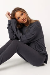 Margo Two Piece Set - Charcoal