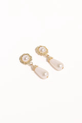 Estelle Earrings - Gold/Pearl