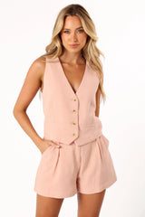 Jennifer Two Piece Set - Dusty Pink