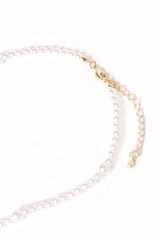 Dahlia Necklace - Pearl