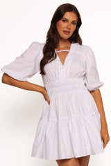 Alessia Mini Dress - White