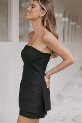 Giovana Strapless Top - Black