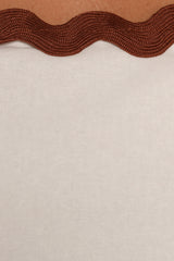 Mollymook Top - White Tan