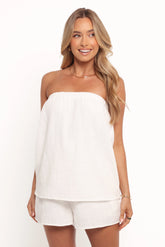 Alicent Romper - White