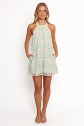 Florella Mini Dress - Mint