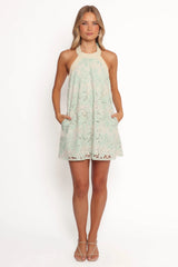 Florella Mini Dress - Mint