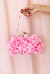 Mon Amour Floral Clutch - Pink
