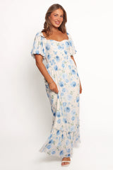 Devon Maxi Short Sleeve Dress - Summer Song