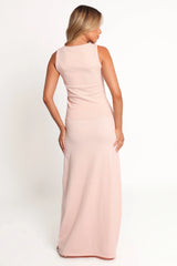 Beatrice Knitted Skirt - Peach