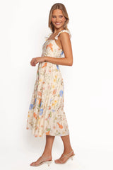 Laela Midi Dress - Floral