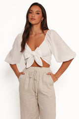 Celine Top - White