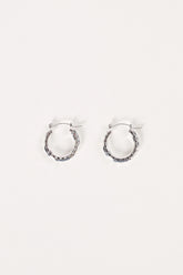 Kennedy Hoop Earrings - Silver