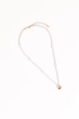 Dahlia Necklace - Pearl