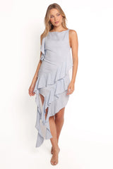 Isobel Midi Dress - Light Blue