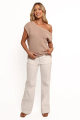 Coco Knit Top - Beige