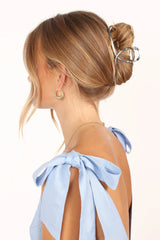 Linda Hair Clip - Silver