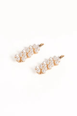 Isabella Hair Clip Set - Pearl