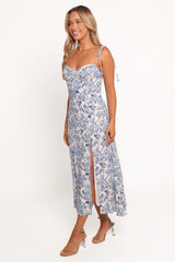 Azura Maxi Dress - Parisian Blue
