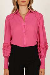 Bettina Shirt - Fuchsia