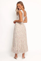 Amberlyn Maxi Skirt - Pink Floral