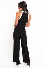 Micaela Jumpsuit - Black White