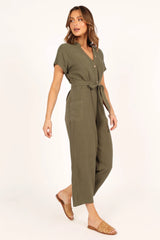 Archie Jumpsuit - Olive