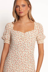 Franklin Dress - Cream Floral