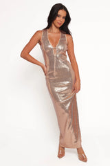 Blaise Maxi Dress - Gold