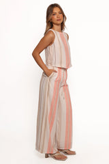 Mckenzie Pant Set - Multi Stripe