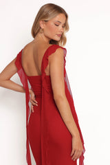Chiara Maxi Dress - Red