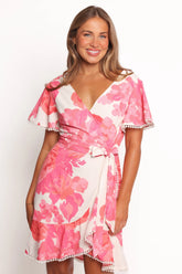 Jem Mini Dress - Pink Floral