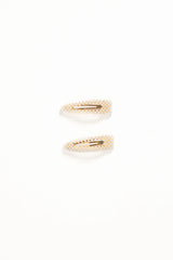 Carmen Hair Clip Set - Pearl