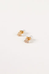 Janey Stud Earrings - Gold