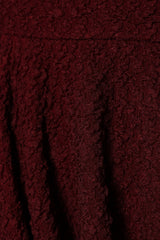 Margaret Mini Dress - Burgundy