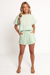 Chelsey Linen Set - Sage