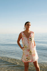 Calliope Mini Dress - Acacia Blossom