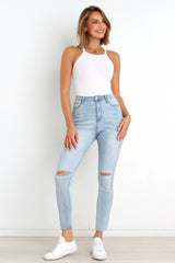 Hadie Jeans - Light Blue Wash